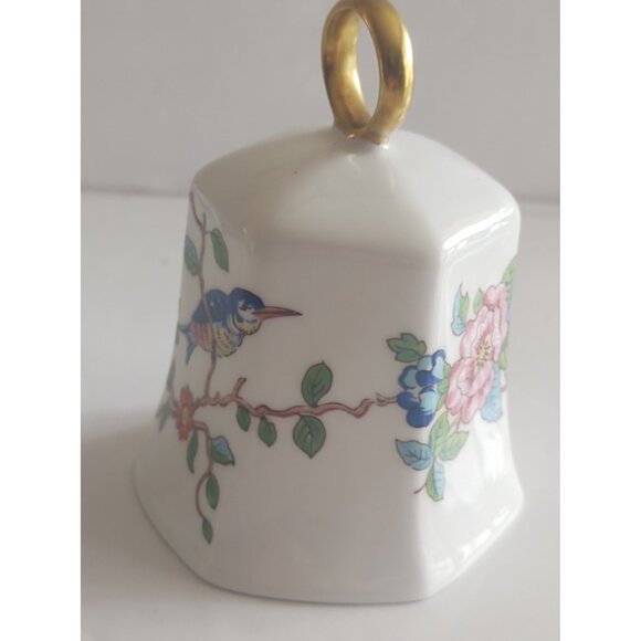 Aynsley England Hand Painted Dinner Bell "Pembroke Pattern" 3 1/2" - Picture 6 of 10